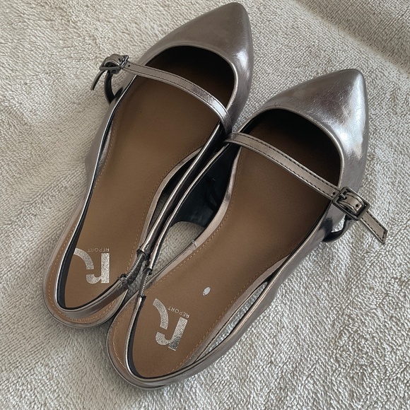 Report Silver Slingback Flats - Picture 4 of 7